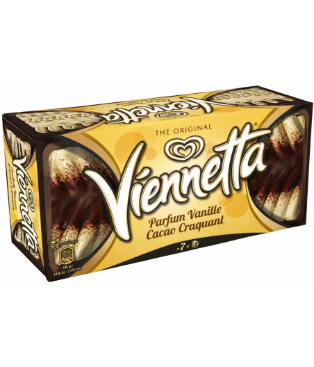 GLACE PARFUM VANILLE CACAO CRAQUANT VIENNETTA 7PARTS 320G