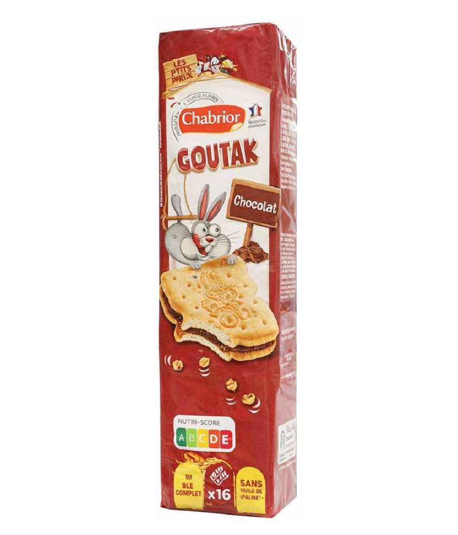 FOURRÉS CHABRIOR GOUTAK CHOCOLAT 295G