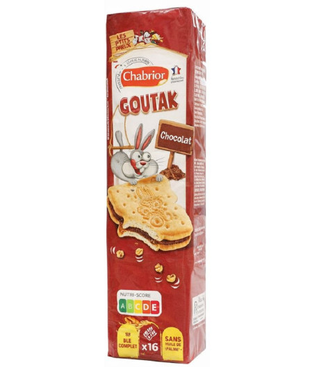 FOURRÉS CHABRIOR GOUTAK CHOCOLAT 295G