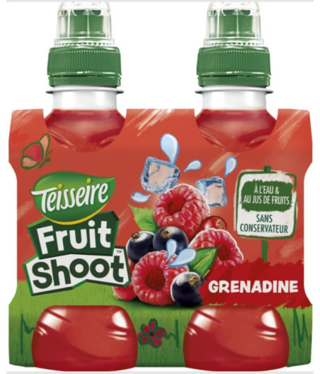 BOISSON SAVEUR GRENADINE FRUIT SHOOT 4X20CL