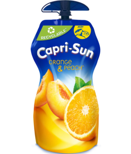 BOISSON ORANGE ET PECHE CAPRI SUN 33CL