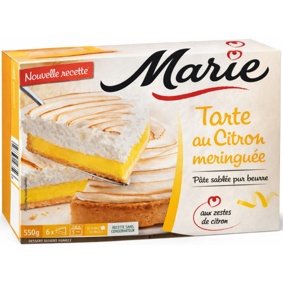 TARTE AU CITRON MERINGUEE MARIE 550G