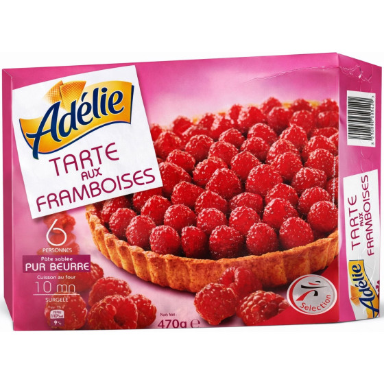 TARTE AUX FRAMBOISES ADELIE 470G