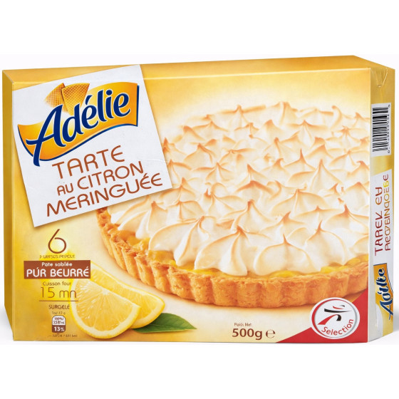TARTE AU CITRON MERINGUEE ADELIE 500G