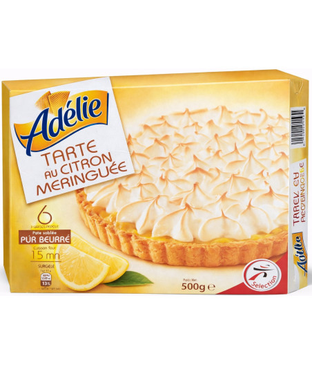 TARTE AU CITRON MERINGUEE ADELIE 500G