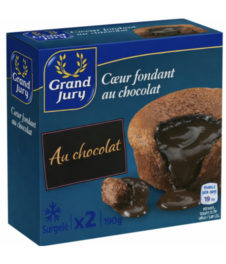 COEUR FONDANT AU CHOCOLAT GRAND JURY 190G