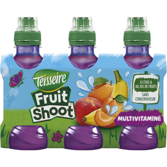 BOISSON MULTIVITAMINE FRUIT SHOOT 6X20CL