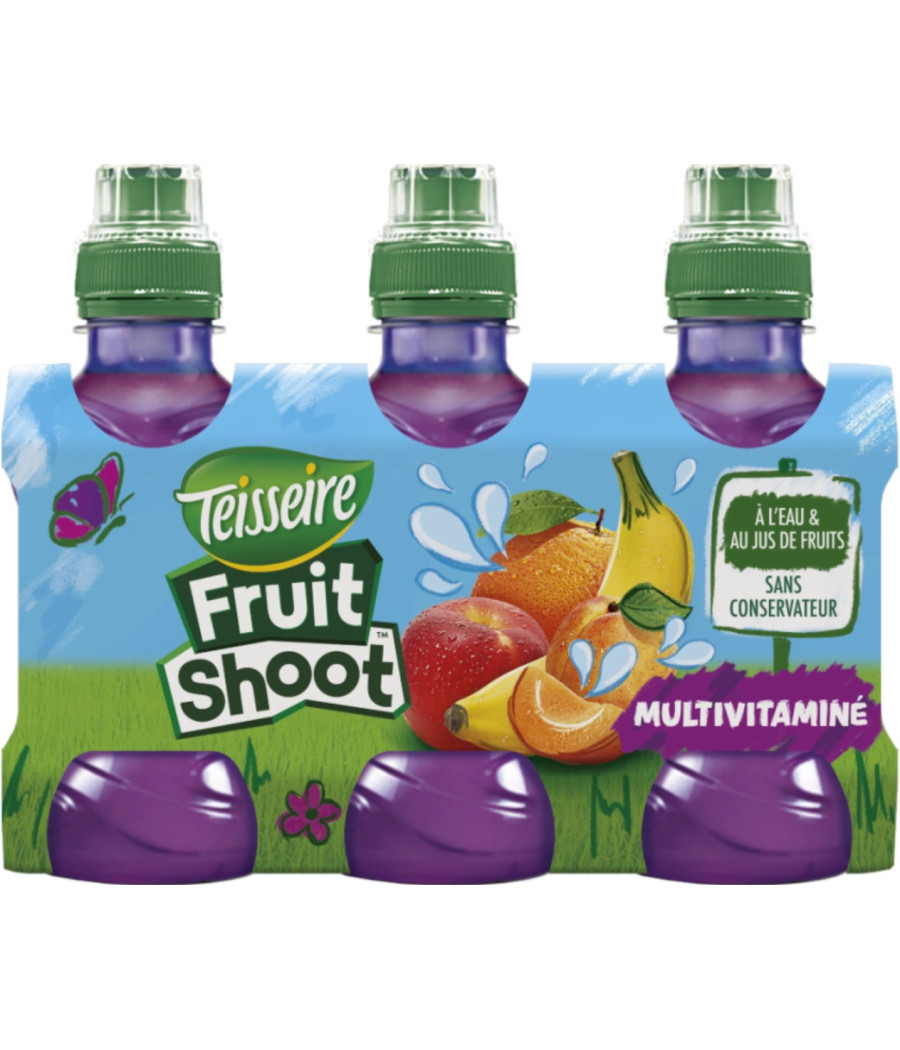 BOISSON MULTIVITAMINE FRUIT SHOOT 6X20CL