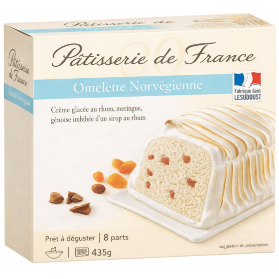 OMELETTE NORVEGIENNE RHUM MERINGUE PATISSERIE DE FRANCE 430G