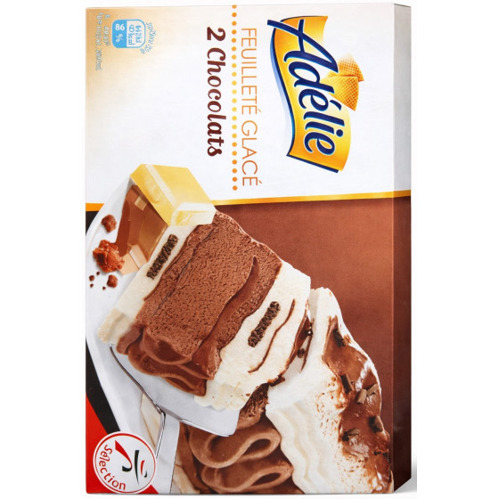FEUILLETE GLACE 2 CHOCOLAT ADELIE 354G