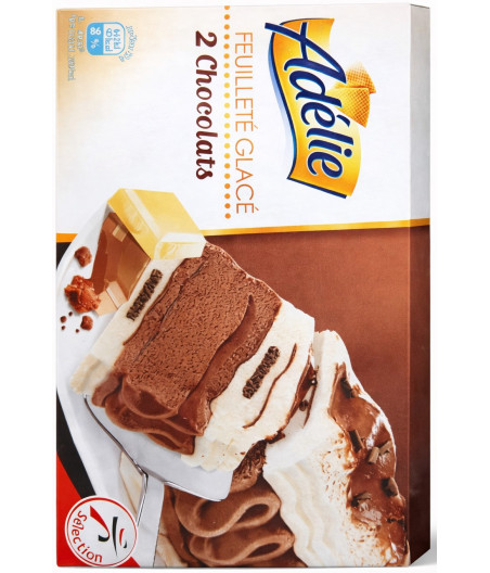 FEUILLETE GLACE 2 CHOCOLAT ADELIE 354G