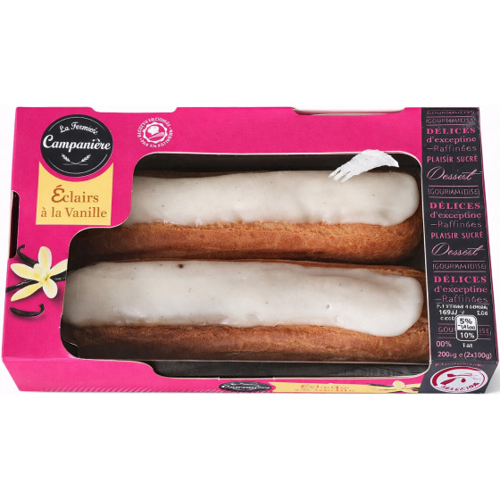 ECLAIRS A LA VANILLE LA CAMPANIERE 180G
