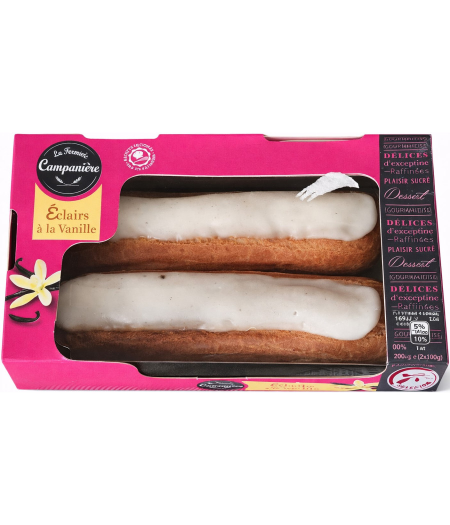 ECLAIRS A LA VANILLE LA CAMPANIERE 180G