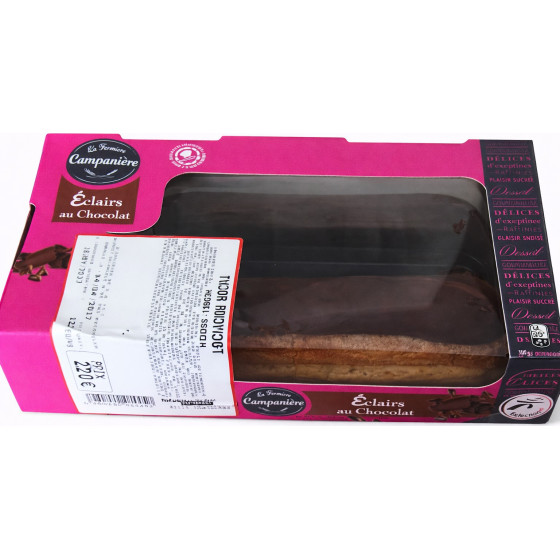 ECLAIRS AU CHOCOLAT LA CAMPANIERE 180G