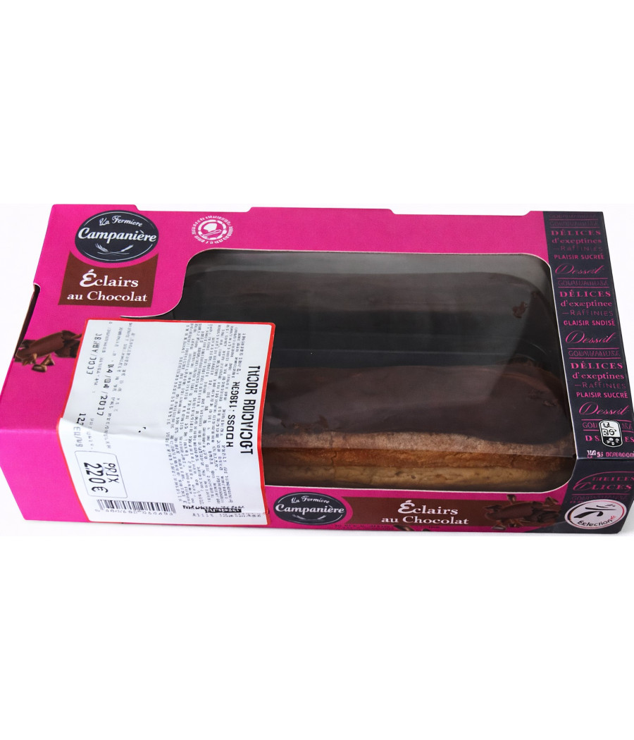 ECLAIRS AU CHOCOLAT LA CAMPANIERE 180G