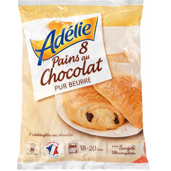 PAINS AU CHOCOLAT SURGELES ADELIE X8 600G