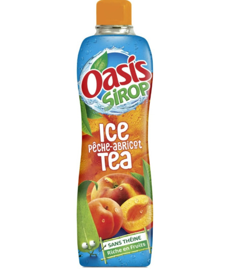 SIROP PECHE ABRICOT OASIS 75CL