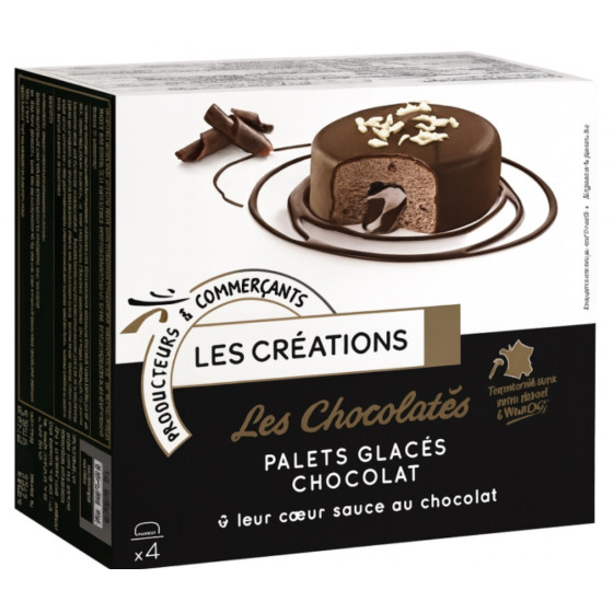 PALETS GLACES CHOCOLAT LES CREATIONS ADELIE 255G