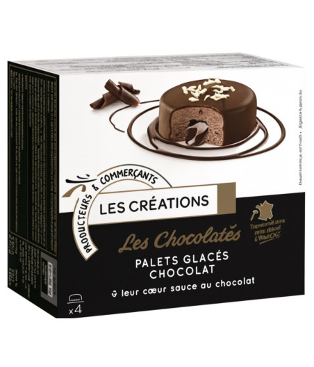 PALETS GLACES CHOCOLAT LES CREATIONS ADELIE 255G