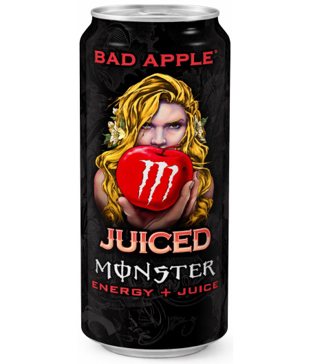 BOISSON ENERGISANTE JUICED BAD APPLE MONSTER ENERGY 50CL