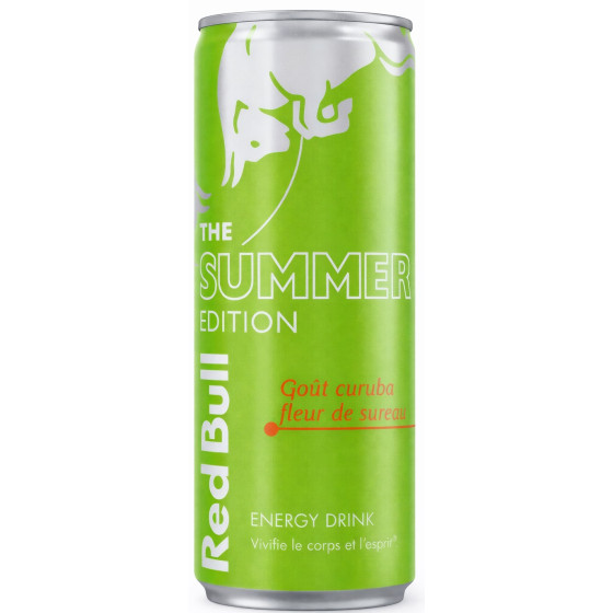 BOISSON ENERGISANTE CURUBA FLEUR DE SUREAU REDBULL 25CL