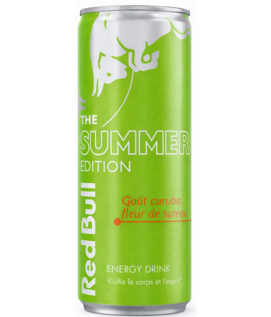 BOISSON ENERGISANTE CURUBA FLEUR DE SUREAU REDBULL 25CL