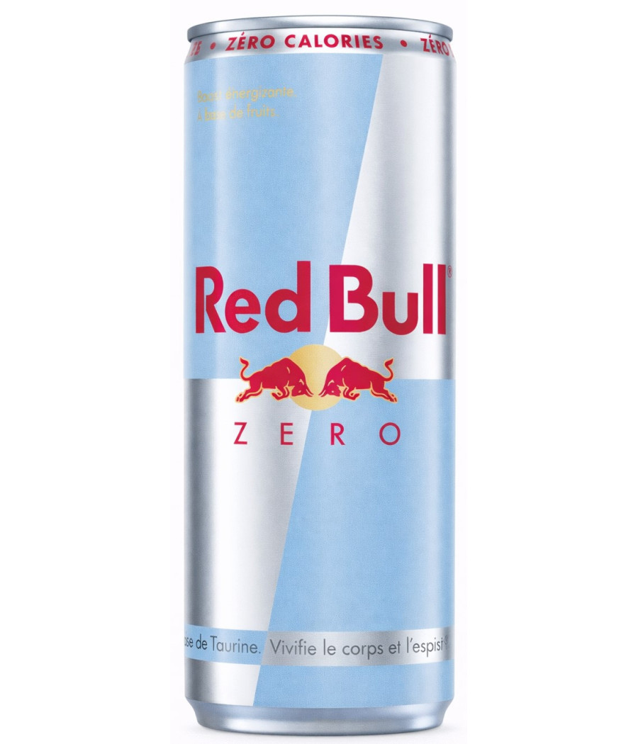 BOISSON ENERGISANTE ZERO RED BULL 25CL