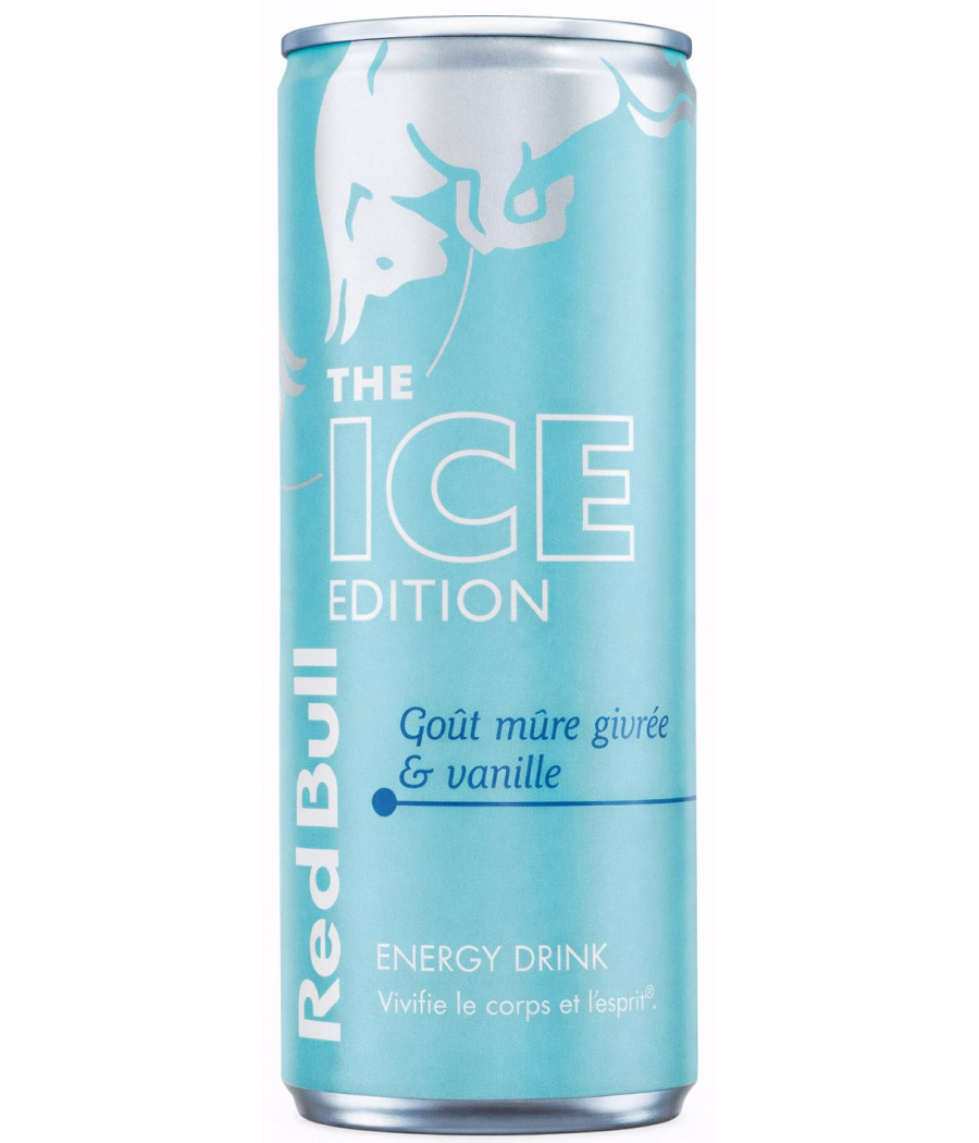 BOISSON ENERGISANTE MURE GIVREE VANILLE RED BULL 25CL