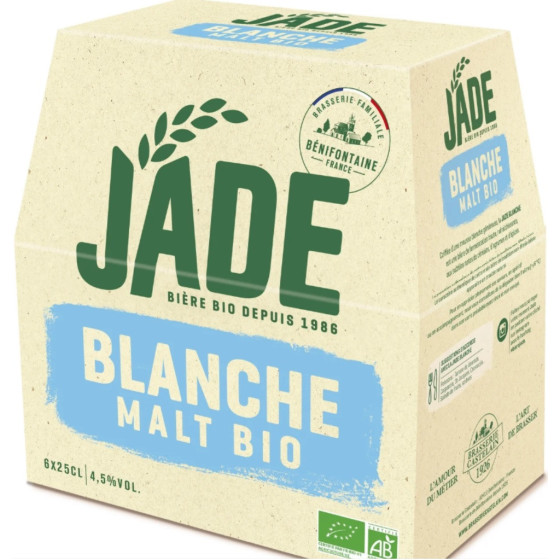 BIERE BLANCHE JADE 6X25CL
