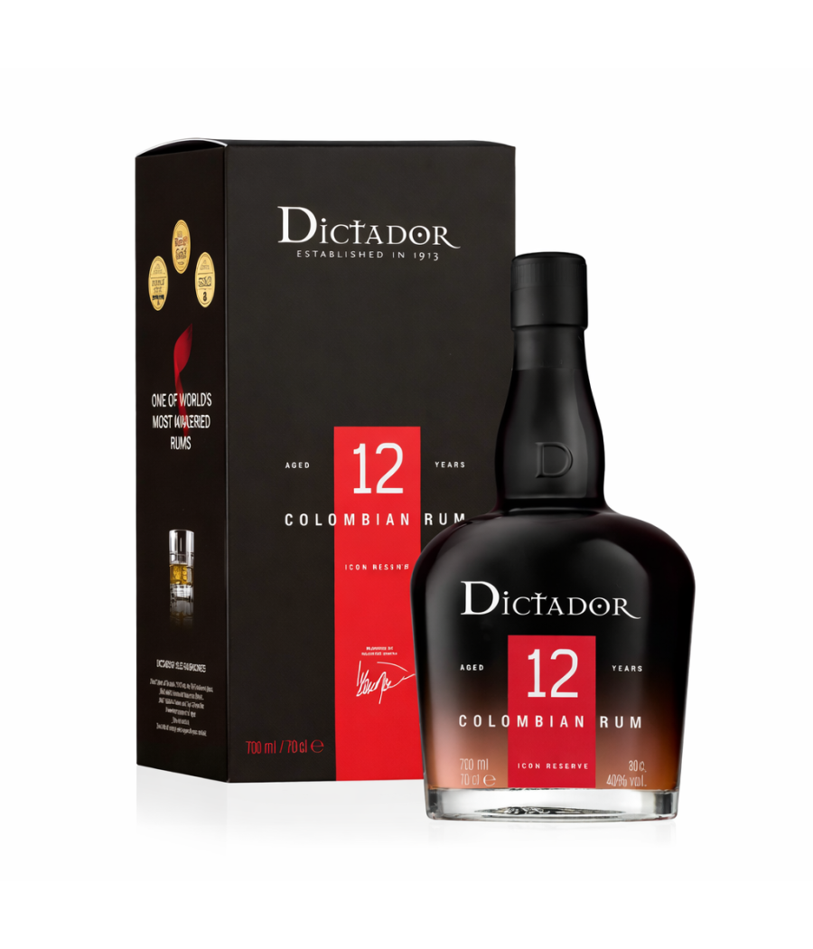 RHUM COLOMBIEN 12 ANS D'AGE DICTADOR 70CL