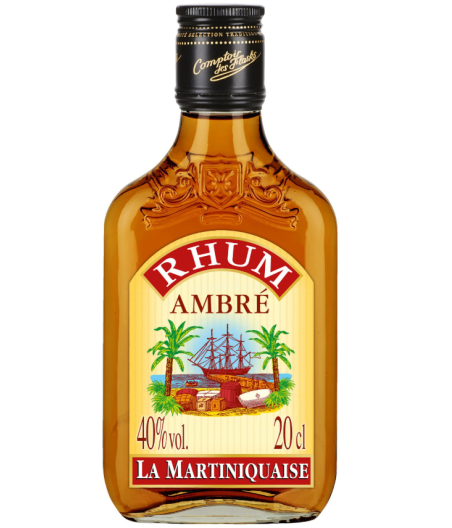 RHUM AMBRE LA MARTINIQUAISE 20CL