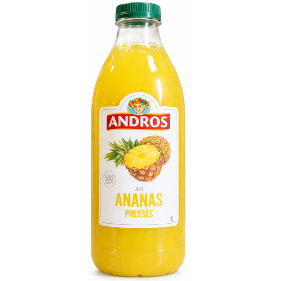 JUS D'ANANAS PRESSES ANDROS 1L