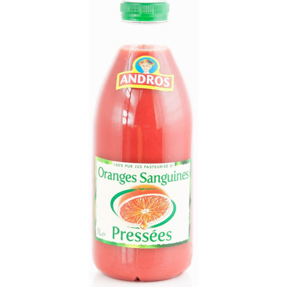 100% PUR JUS D\'ORANGES SANGUINES PRESSEES 1L
