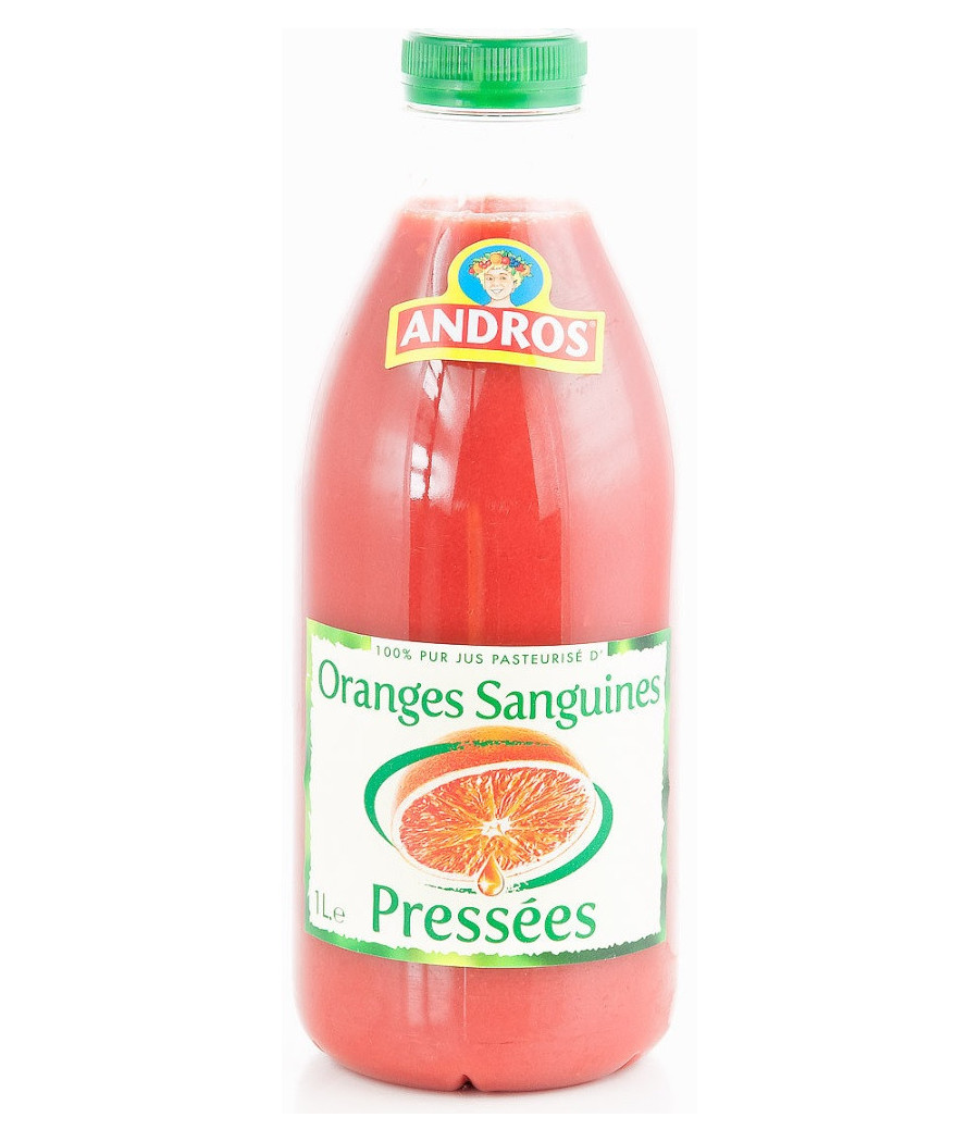 100% PUR JUS D\'ORANGES SANGUINES PRESSEES 1L