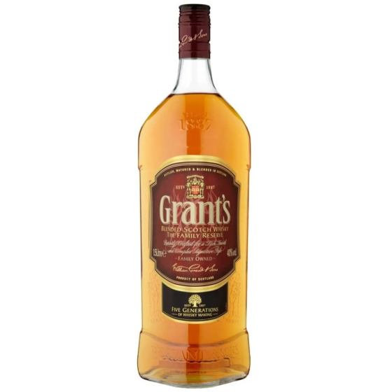 WHISKY ECOSSAIS  GRANT'S 1,5L