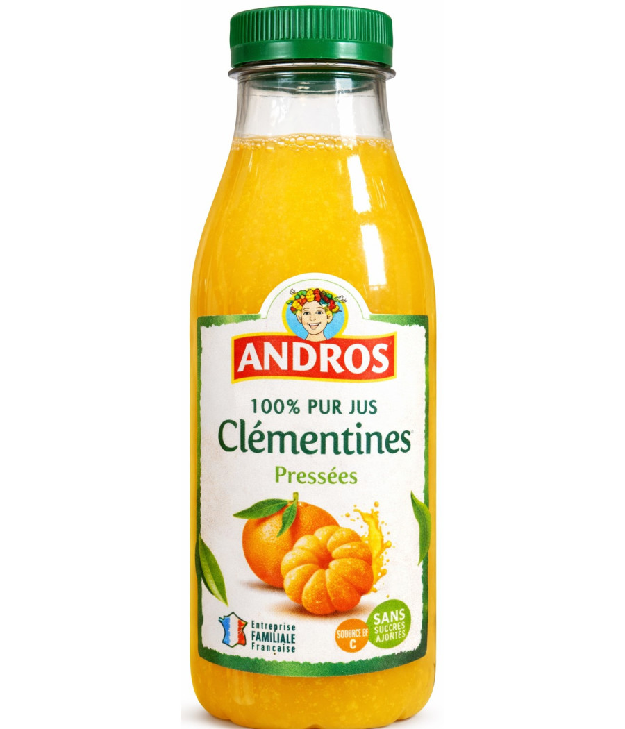 JUS DE CLEMENTINES PRESSEES ANDROS 25CL