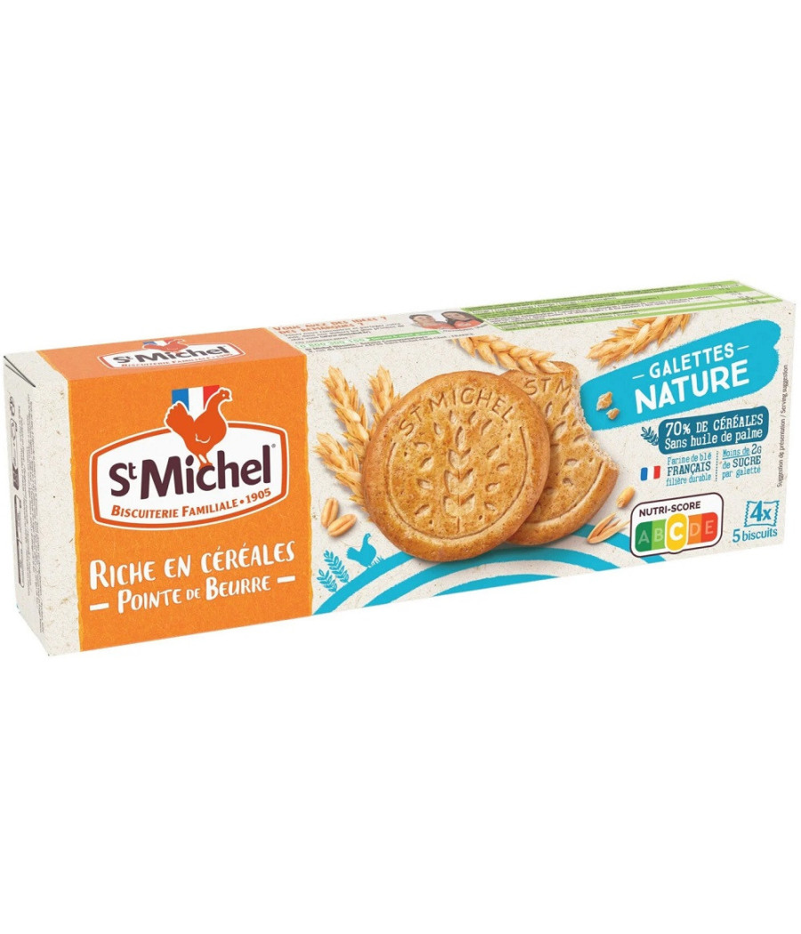 GALETTES POINTE DE BEURRE NATURE ST MICHEL 142G
