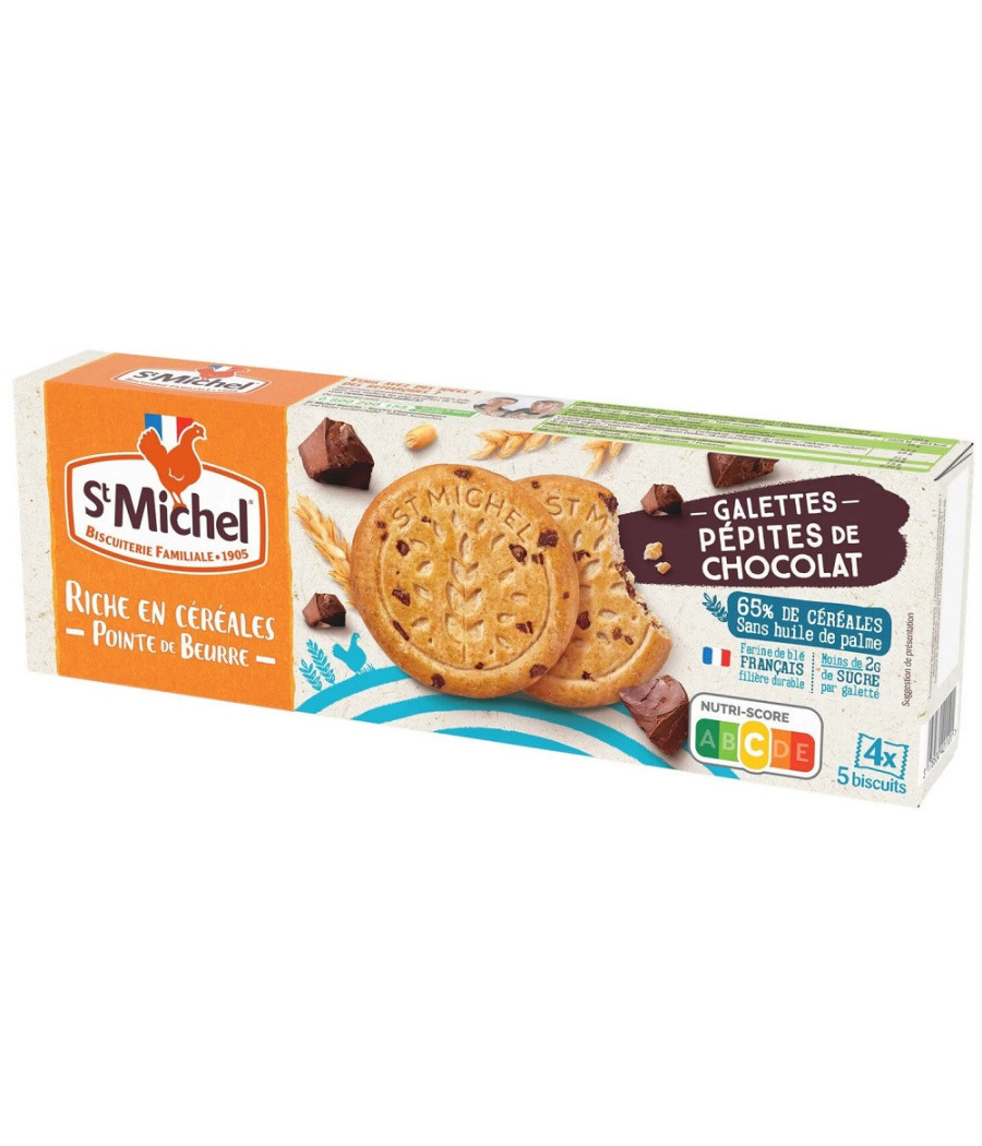 GALETTES PÉPITES DE CHOCOLAT ST MICHEL 142G