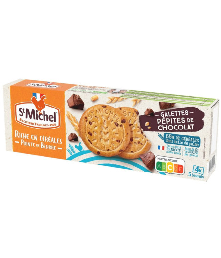 GALETTES PÉPITES DE CHOCOLAT ST MICHEL 142G