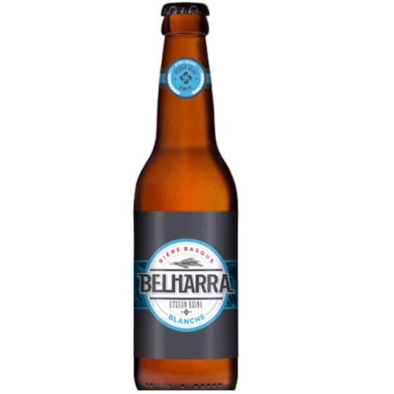 BIERE BLANCHE BELHARRA 33CL