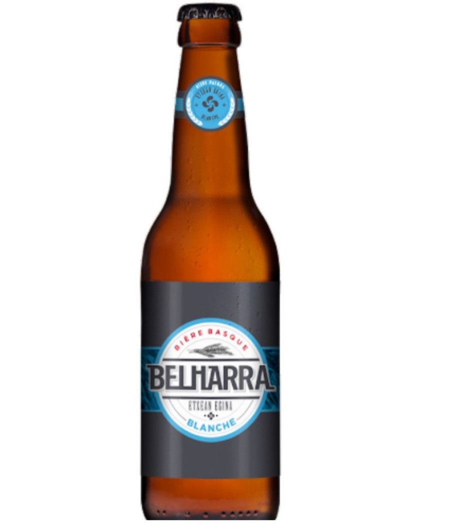 BIERE BLANCHE BELHARRA 33CL