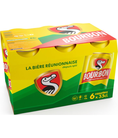 BIERE BLONDE REUNIONAISE BOURBON 6X33CL