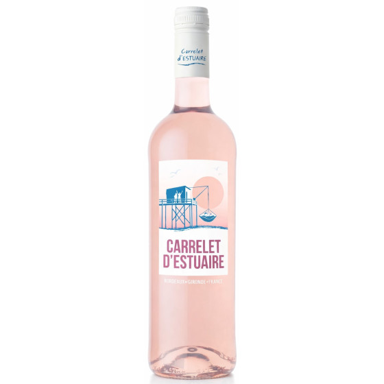 VIN ROSE CARRELET D'ESTUAIRE 75CL