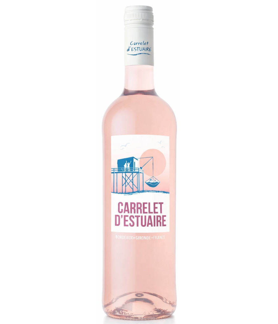 VIN ROSE CARRELET D'ESTUAIRE 75CL