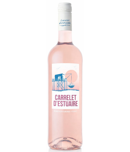 VIN ROSE CARRELET D'ESTUAIRE 75CL