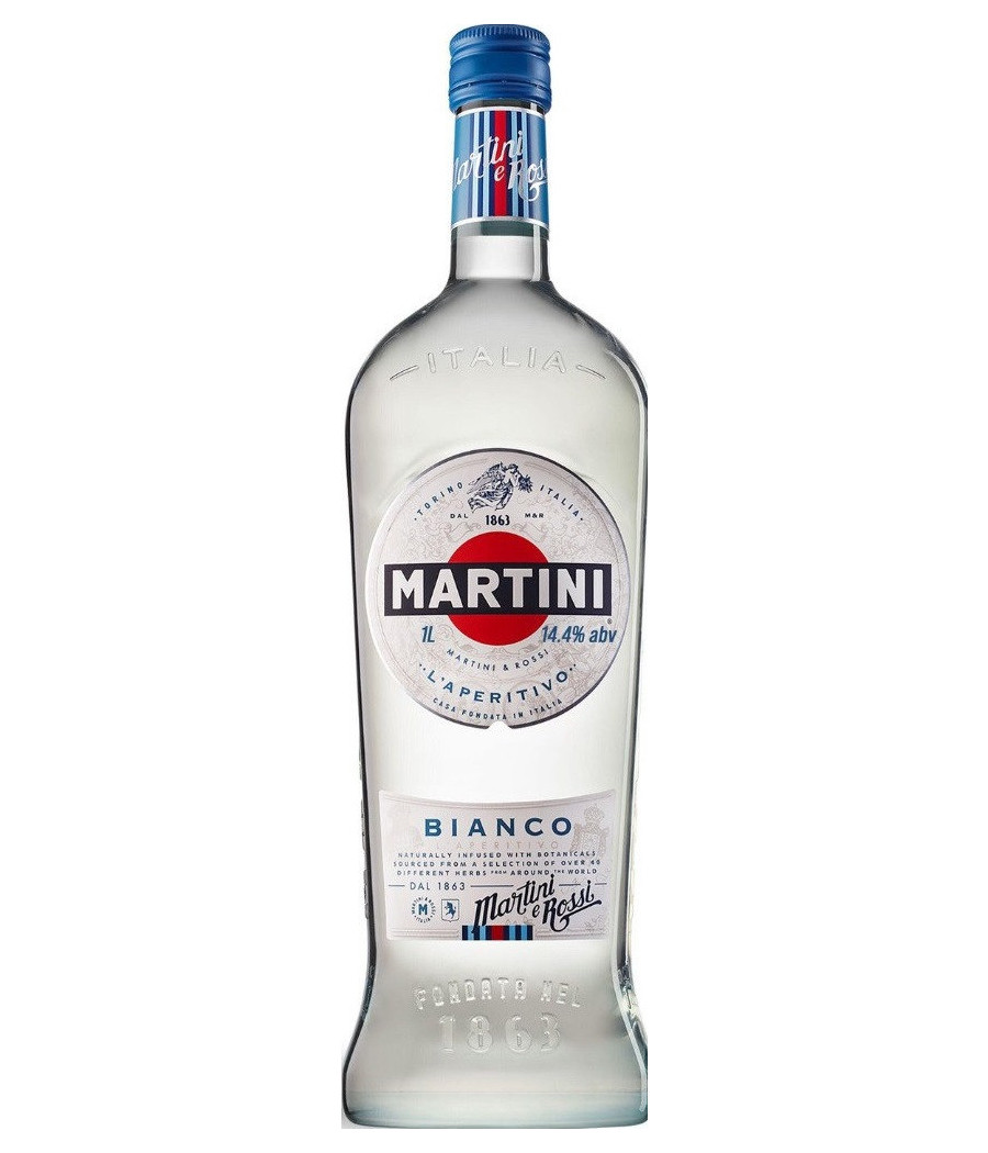 MARTINI APERITIF AROMATISE A BASE DE VIN BIANCO 14,4% 1L