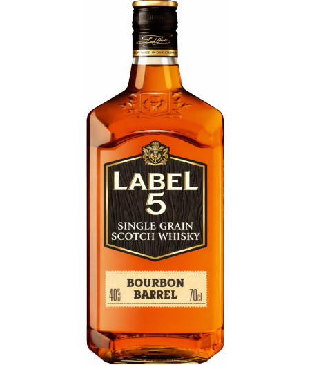 WHISKY SCOTCH BOURBON BARREL LABEL 5 70CL