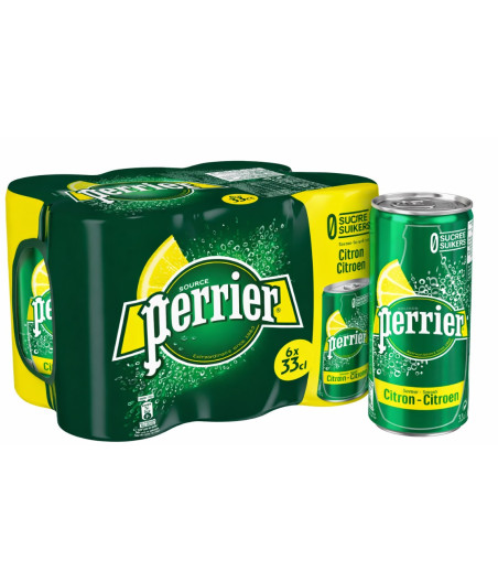 BOISSON PERRIER CITRON 6X33CL