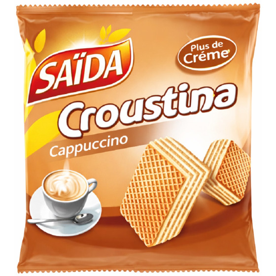 GAUFRETTES CROUSTINA CAPPUCINO SAÏDA 33G