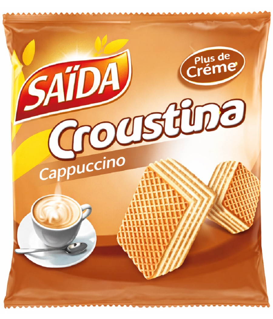 GAUFRETTES CROUSTINA CAPPUCINO SAÏDA 33G